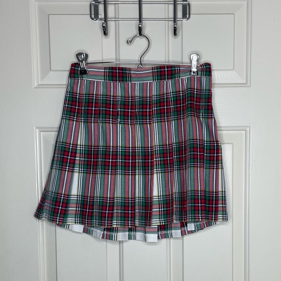 aerie Dresses & Skirts - Aerie pleated plaid preppy holiday mini schoolgirl skirt | M